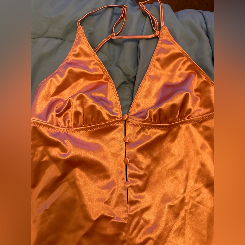 Pink lingerie silk